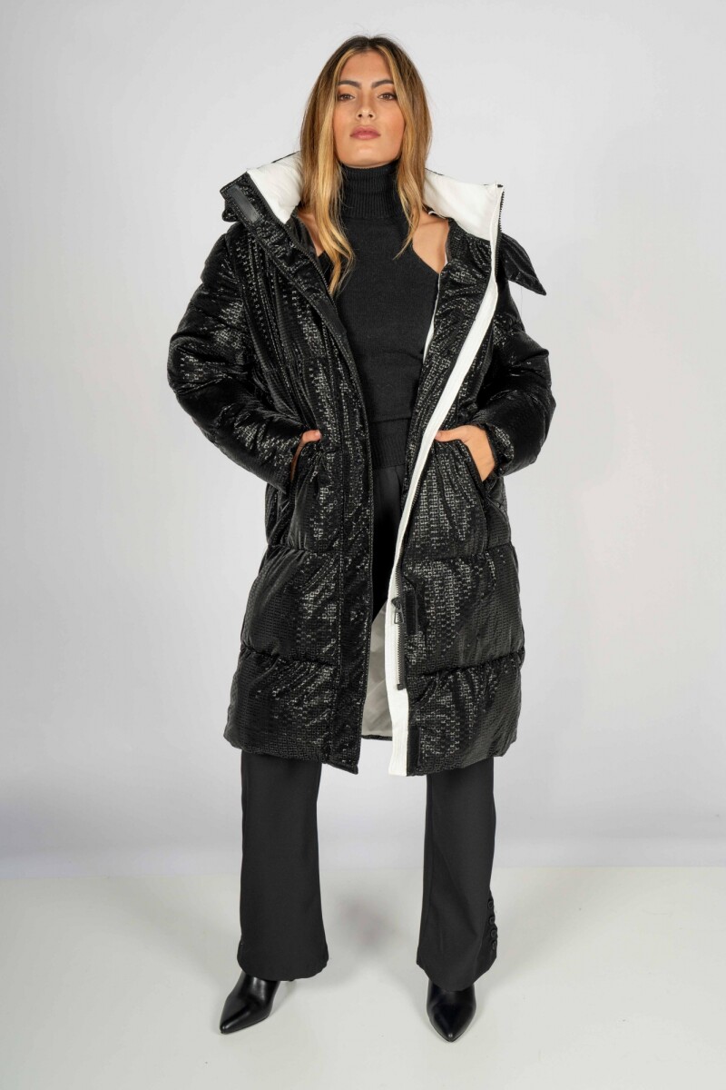 Campera Puffer - Negro 