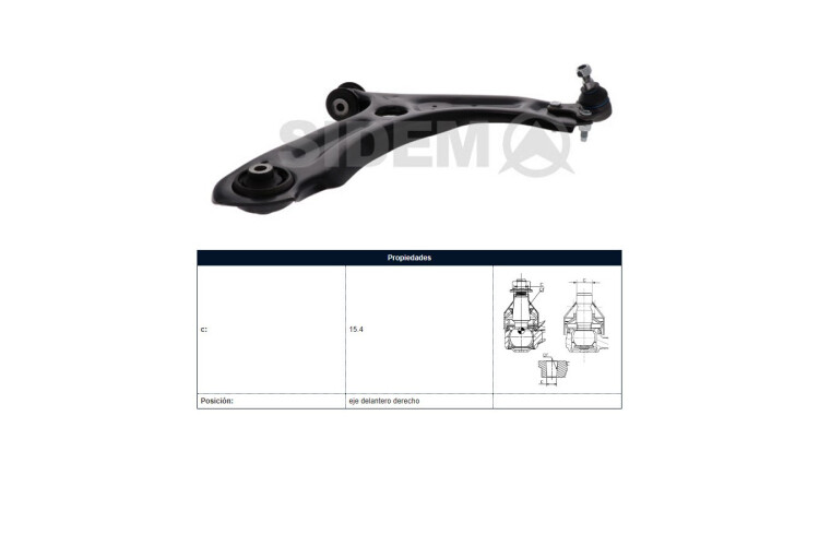 Parilla De Suspension Delantera Volks Vento 11-25 Der Parilla De Suspension Delantera Volks Vento 11-25 Der