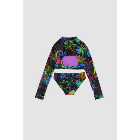 Set dash manga larga 6-18a Negro