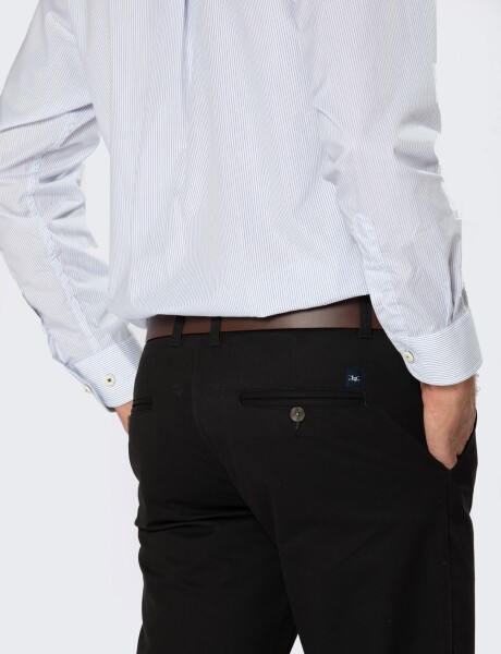 PANTALÓN CLÁSICO GABARDINA Negro