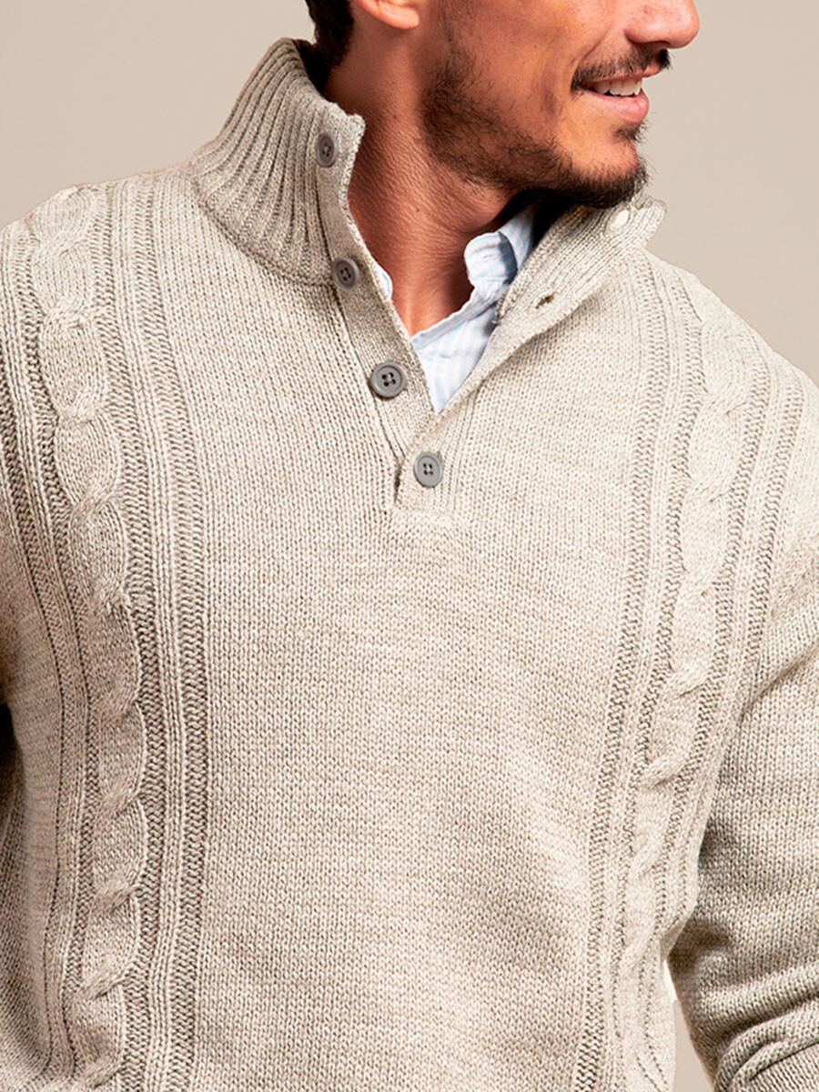 SWEATER TRAFUL POLANCO - Beige 