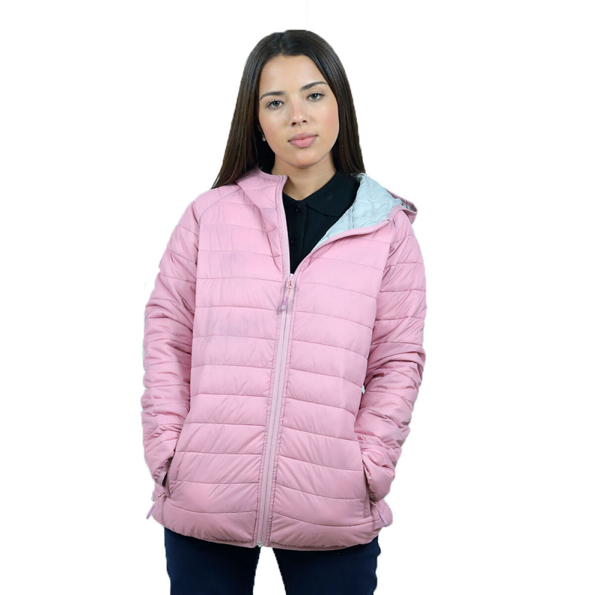 Campera Inflada Dama - Rosa 