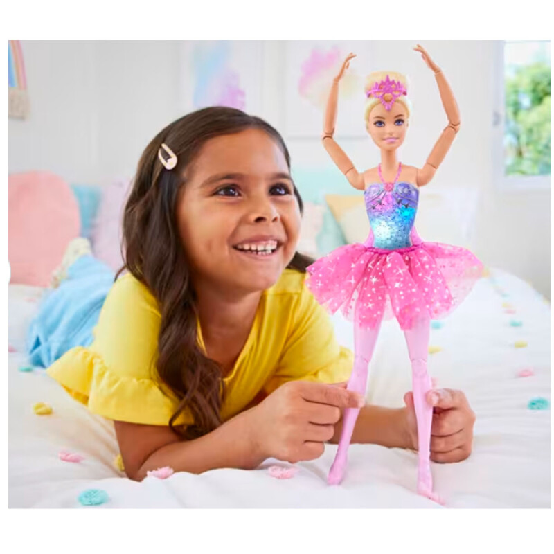 Muñeca Bailarina Con Luces Mágicas Barbie Muñeca Bailarina Con Luces Mágicas Barbie