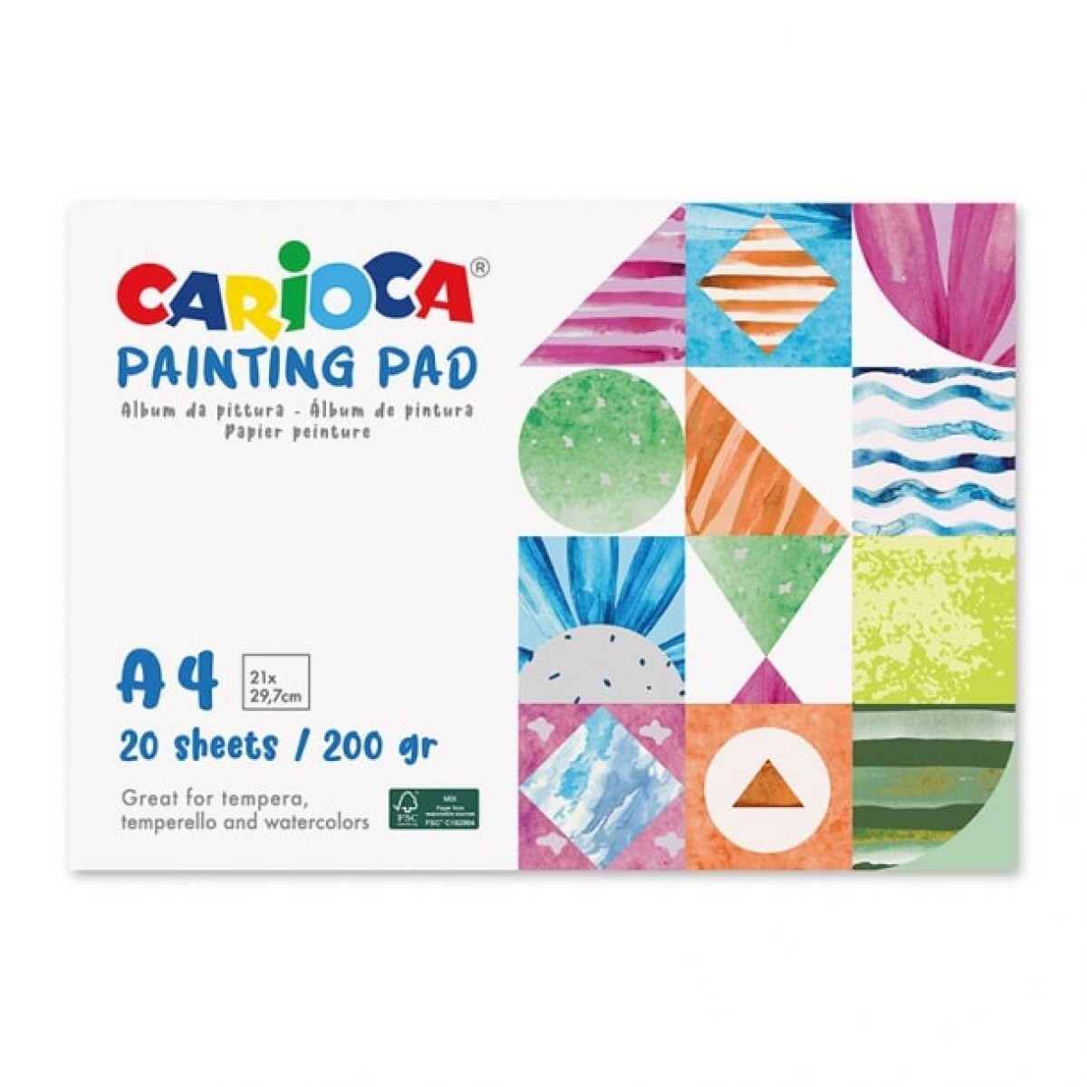 Block Dibujo Carioca Plus 200 grs 20H 