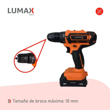 Taladro Destornillador a Batería 20V Naranja