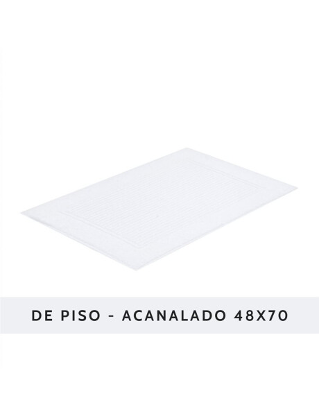 TOALLA P/PIES ACANALADO BUDDEMEYER - 500G/M2 1011 BLANCO 48X70 TOALLA P/PIES ACANALADO BUDDEMEYER - 500G/M2 1011 BLANCO 48X70
