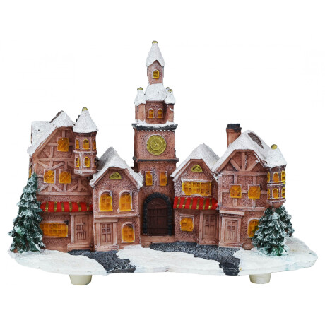 CASTILLO NEVADO C/PINOS POLIRESINA 25X13X19CM NAVIDEÑA 1852-P13 CASTILLO NEVADO C/PINOS POLIRESINA 25X13X19CM NAVIDEÑA 1852-P13