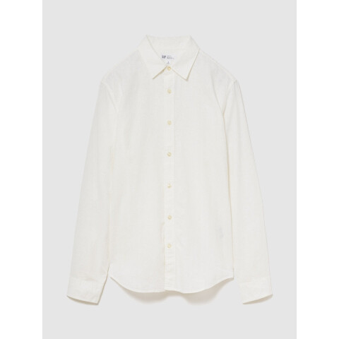 V-LS STANDARD LINEN COTTON NEW OFF WHITE