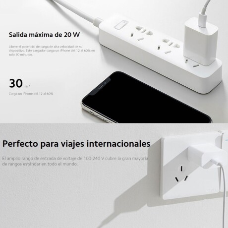 Cargador Xiaomi 20W USB-C V01