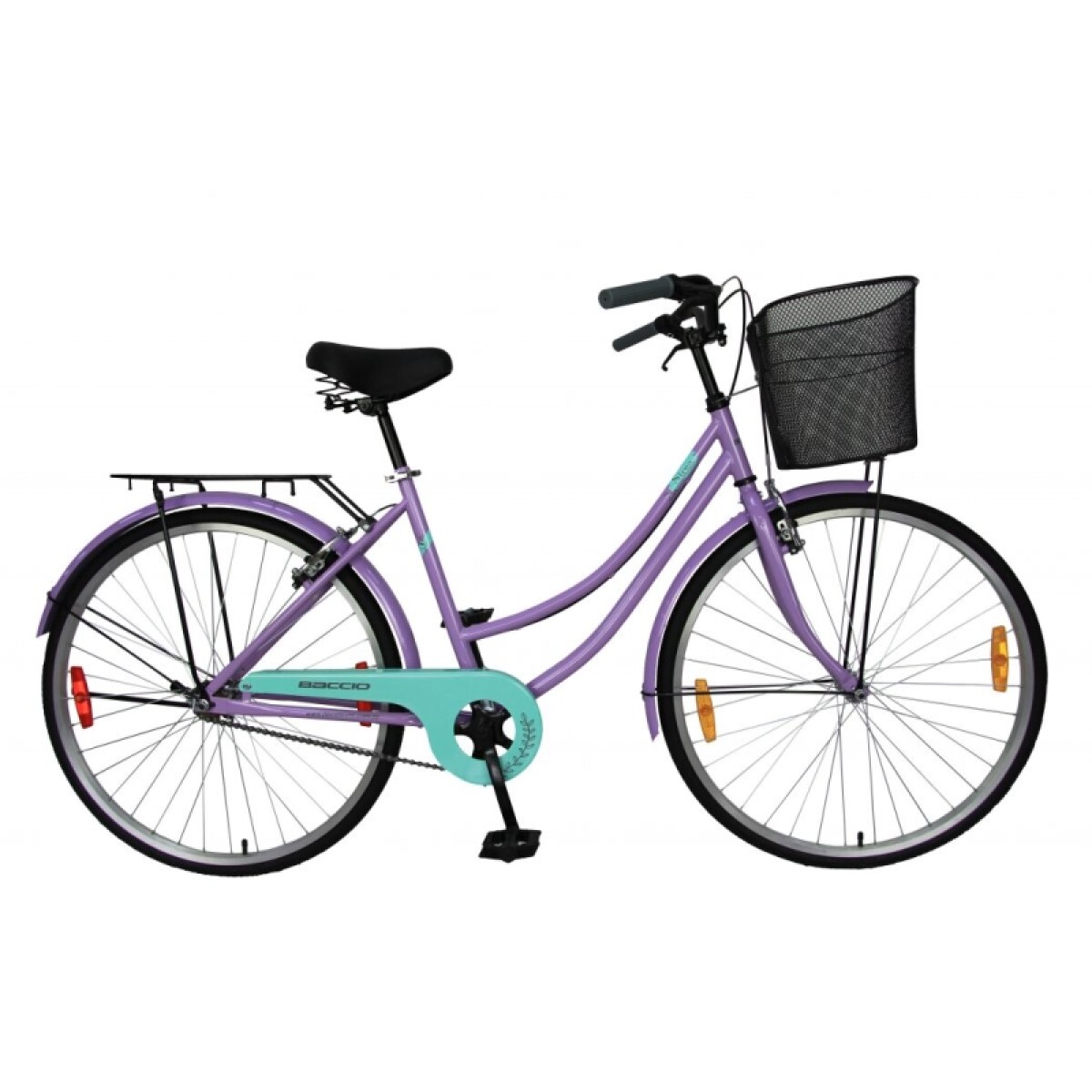 Bicicleta Baccio R.26 Dama Siena S/c - Violeta/verde Agua 