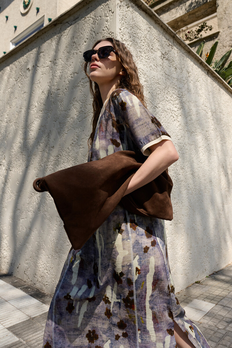VESTIDO RAFA MARRON