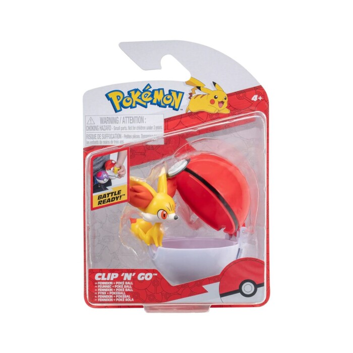 JAZWARES PKW CLIP N'GO FENNEKIN+POKEB única