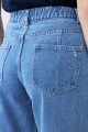 Pantalón de jean con pinzas jean medio