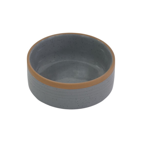 BOWL CERAMICA CHATO COLOR GRIS GUARDA MARRON BOWL CERAMICA CHATO COLOR GRIS GUARDA MARRON
