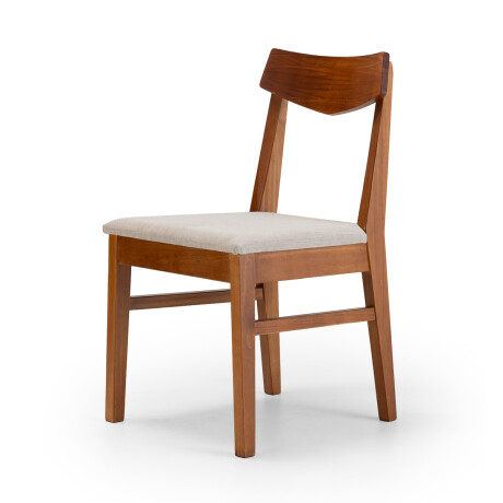 Silla Loop - Tela Rústica Beige / Grapa