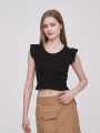 Remera Cetine Negro