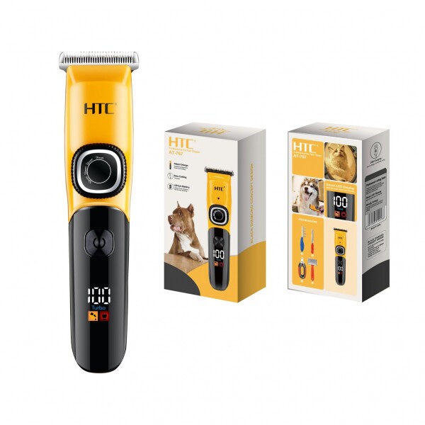 Corta Pelo Mascota Perro Inalambrico Esquiladora Profesional Variante Color Negro Naranja
