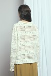 Cardigan calado PREVENTA beige