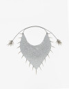Pañuelos Raso Pañuelo De Malla Metálica - Plateado Antique Silver