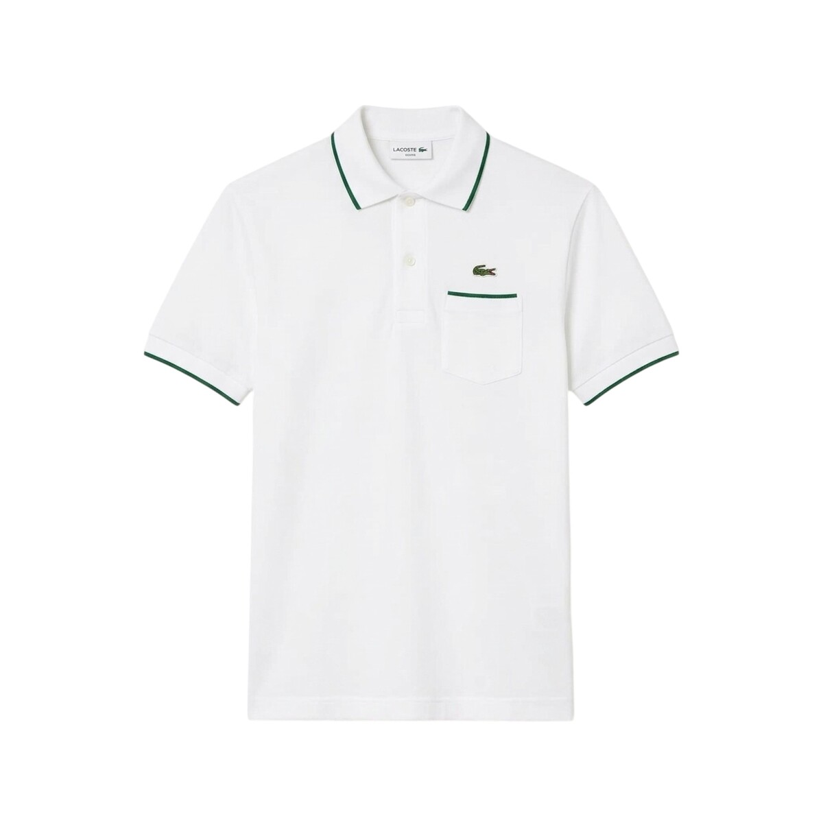 Remera Lacoste L12.12 - White - White 