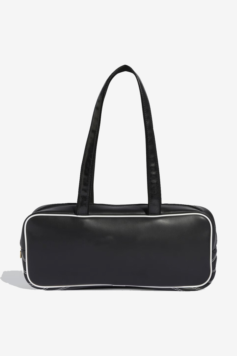 BLACK AIRLINER ELONGATED BAG Negro