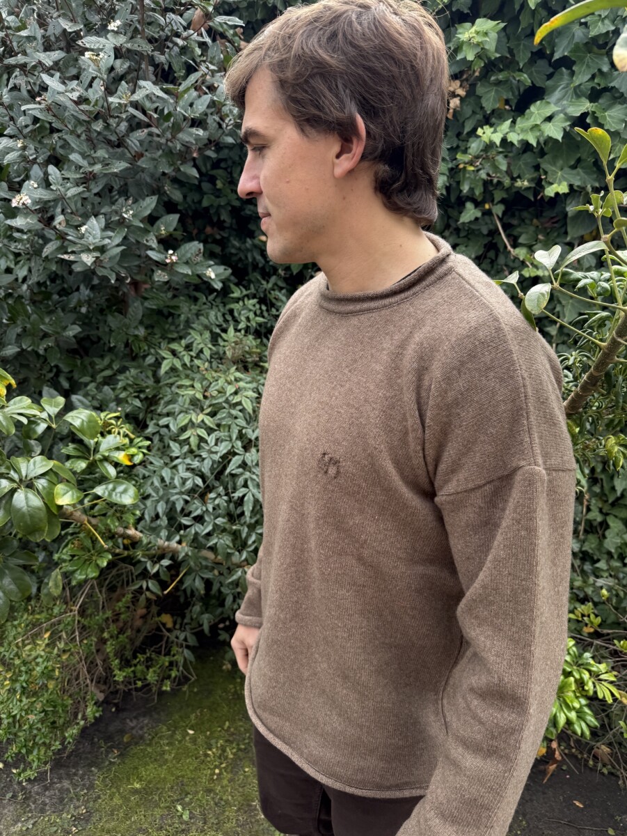 Wool Sweater Men - Topo 