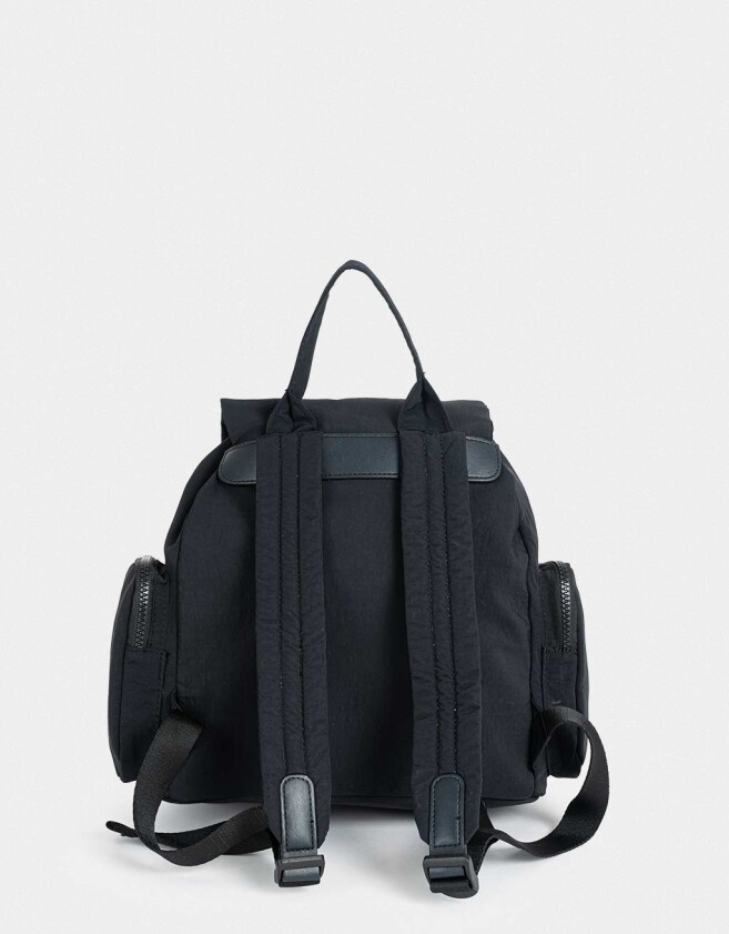 Mochilas Urbanas Mochila Puffy Negro - Negro