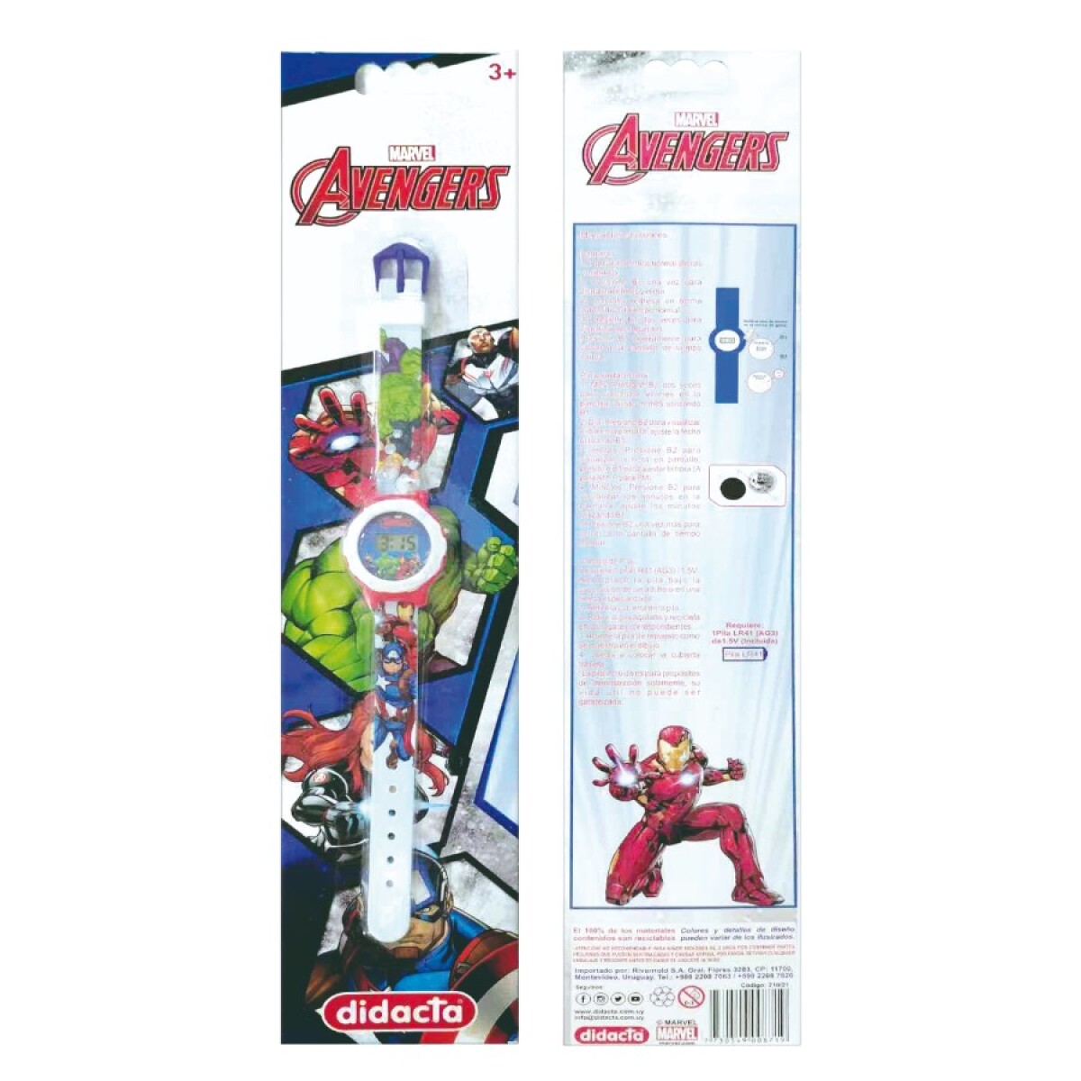 Reloj Digital Infantil - Avengers 