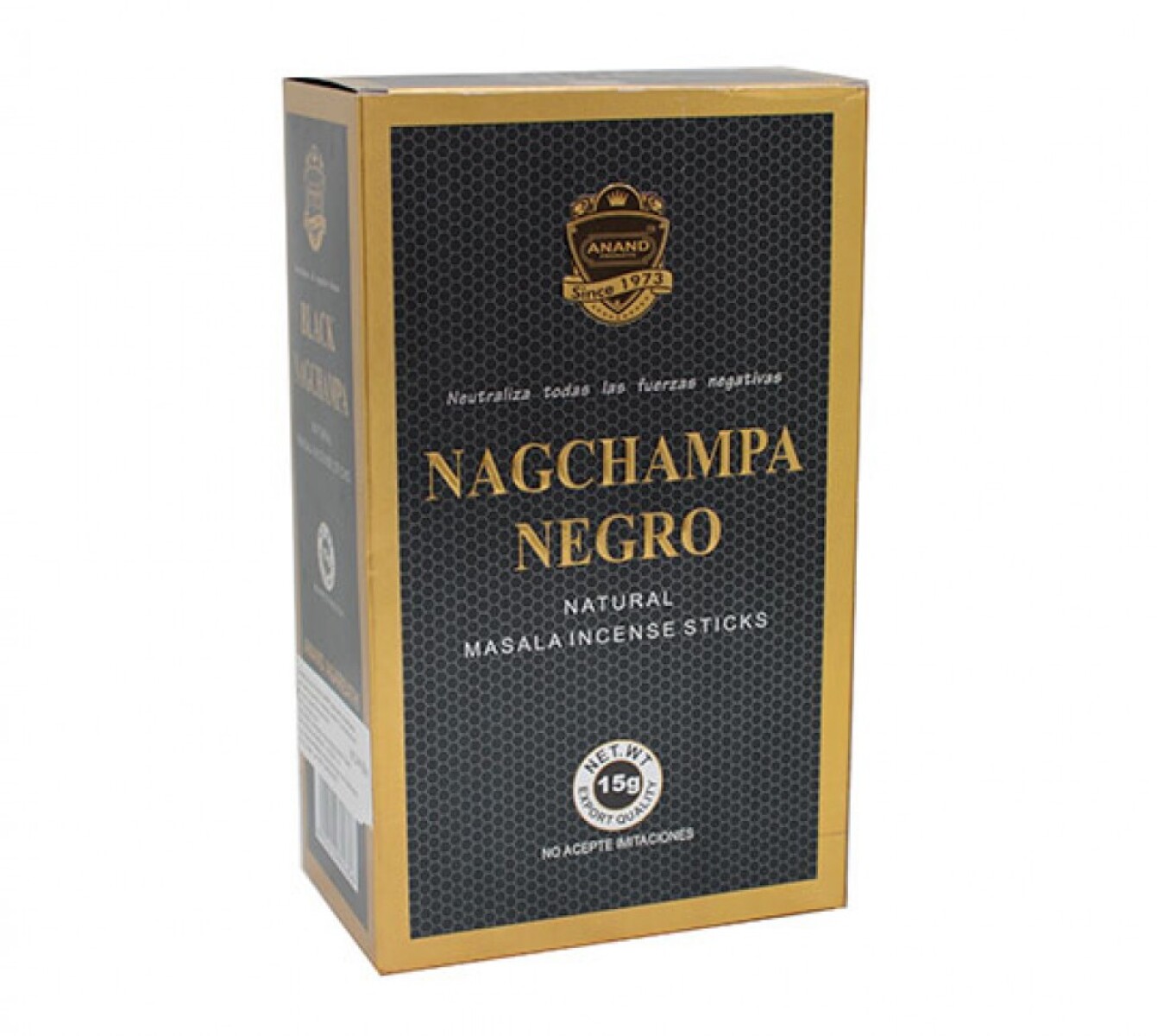 VARITAS ANAND CAJA DE MASALA 15GR X12 - Nag Champa Negro 
