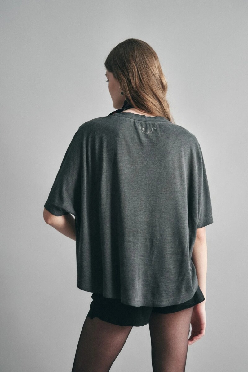 REMERA PIGMENT Gris Oscuro