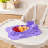 Plato Individual Silicona Marcus & Marcus Con Divisiones Violeta 1