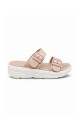 Sandalia goma hebillas metálicas 5206 Beige