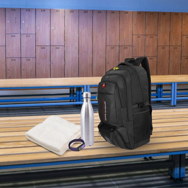 Mochila Urbana Deportiva Clemur 50 Lts Senderismo Camping Escolar Color Negro Diseño De La Tela Lisa Clemur Mochila Urbana Deportiva Clemur 50 Lts Senderismo Camping Escolar Color Negro Diseño De La Tela Lisa Clemur
