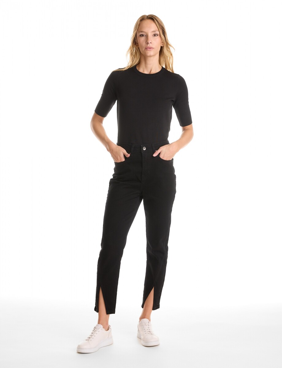 Jean Skinny Tajo - Negro 