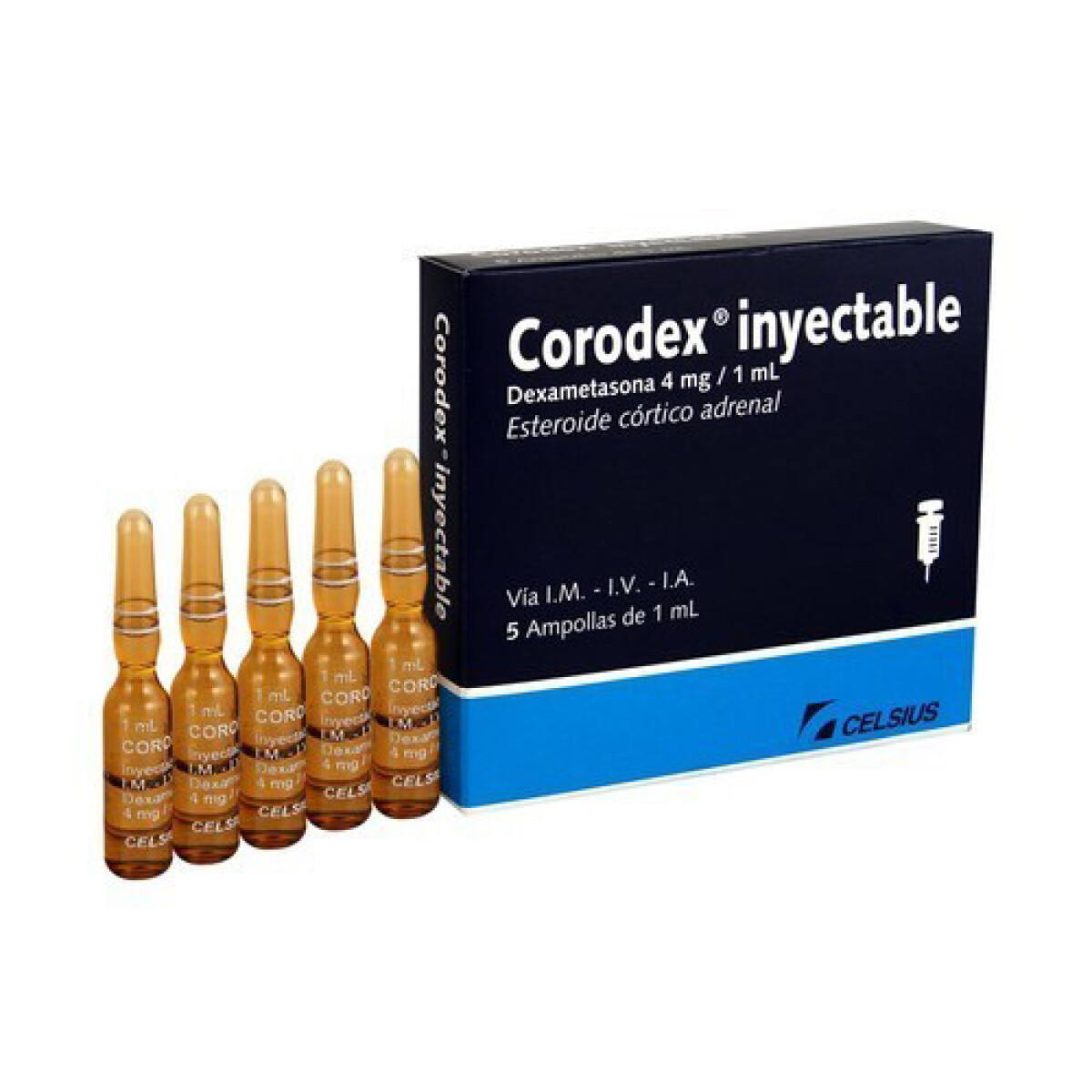 Corodex Inyectable 5 Ampollas 