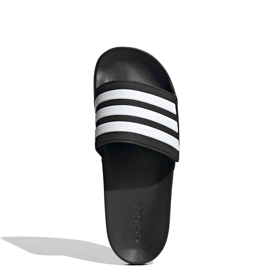 Sandalia Unisex Adidas Adilette Shower Velcro Negro - Blanco