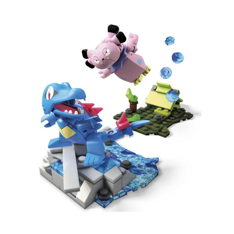 Pokémon Mega Construx Totodile VS Snubbull 119 PCS