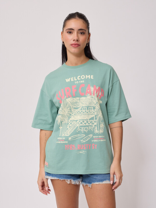 T-SHIRT SOMERA RUSTY Verde Claro