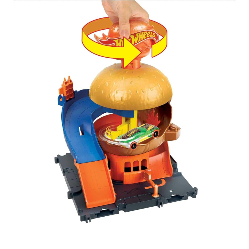 Hot Wheels autoservicio de hamburguesa Hot Wheels autoservicio de hamburguesa