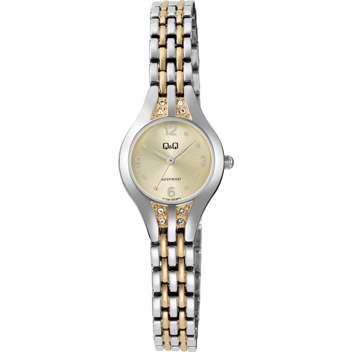 Reloj Q&Q Acero F12A-003PY - Plateado 