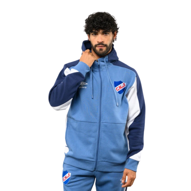 Canguro con cierre Umbro Grav Hombre NU143091 Azul Piedra-blanco