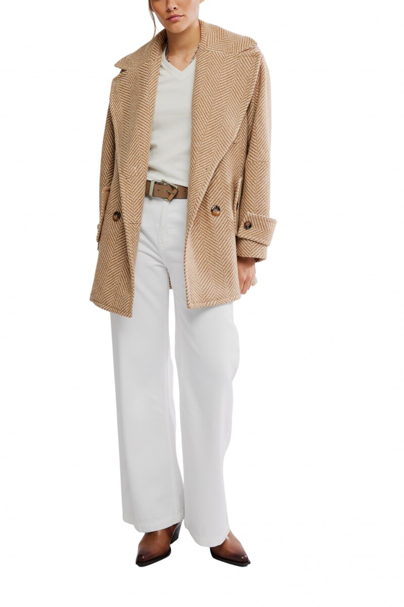 ABRIGO ARI LANA Beige