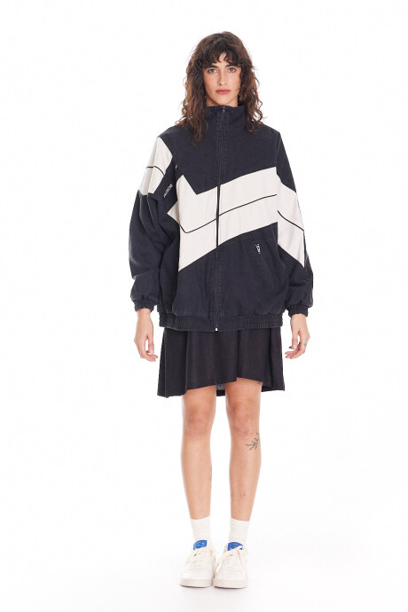 Campera Olímpica Denim Solid Black