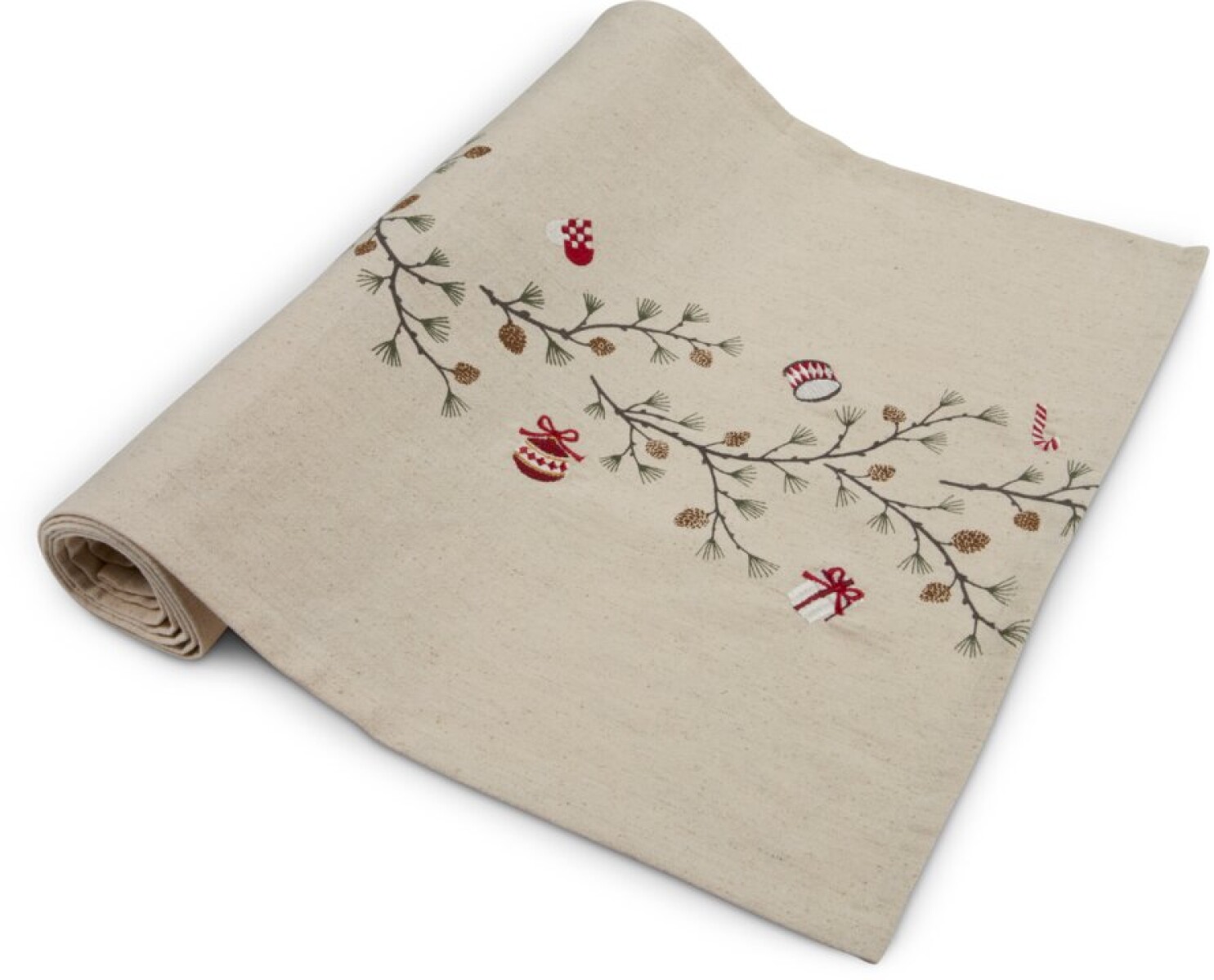 Caminero navideño NELLIKE 40x150 cm natural 