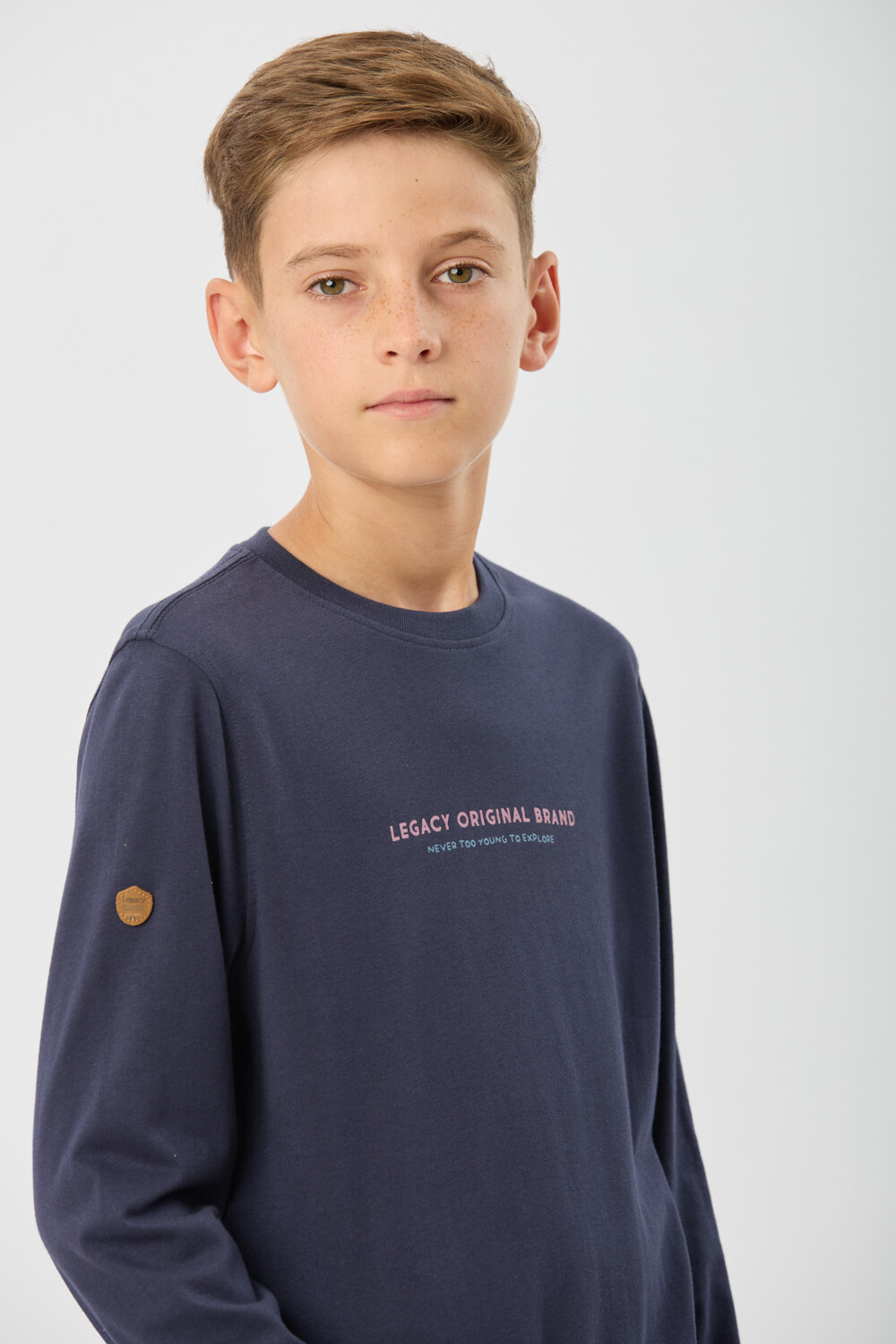 REMEREA ESTAMPADA EN ALGODÓN Azul