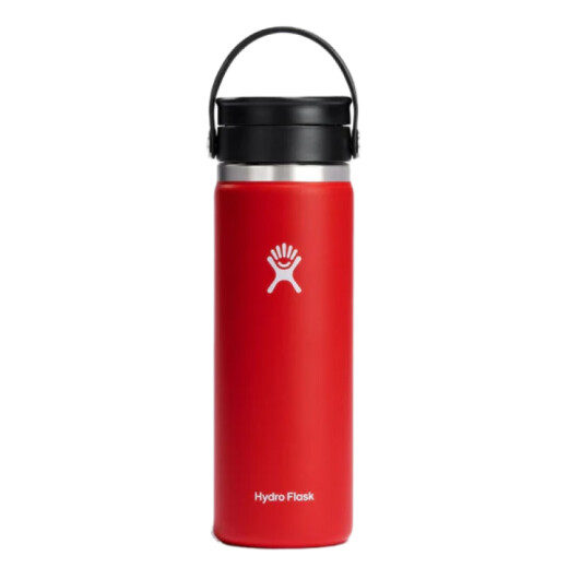 Botella Hydro Flask 20 Oz (0.59L) Wide Mouth W/ Flex Sip Lid - Rojo Botella Hydro Flask 20 Oz (0.59L) Wide Mouth W/ Flex Sip Lid - Rojo