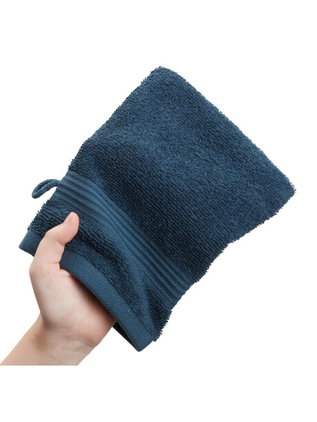 Manopla de baño KARLSTAD 15x21 azul marino Manopla de baño KARLSTAD 15x21 azul marino