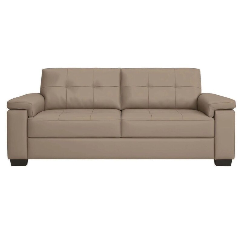 Sillón Sofá Luares 3 Cuerpos Smil Cuero Taupe Sillón Sofá Luares 3 Cuerpos Smil Cuero Taupe