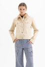CAMPERA TRUCKER NUDE Beige