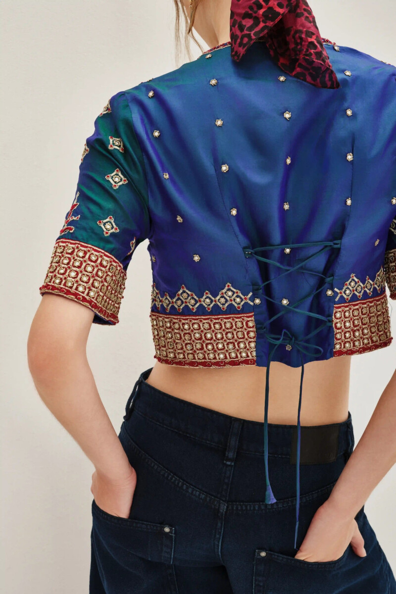 Camisa Aurora Azul